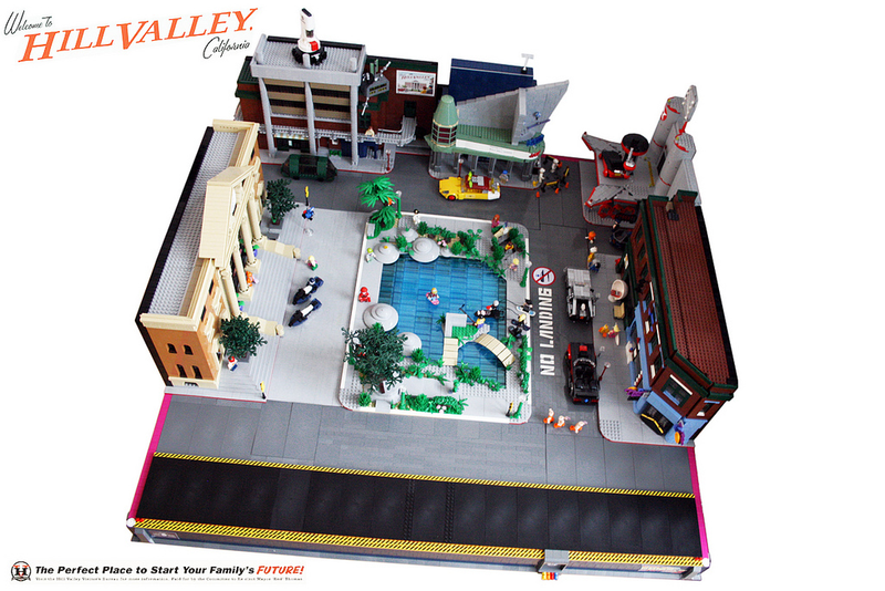 Illustration for article titled Hill Valley, 2015 AD, in LEGO form